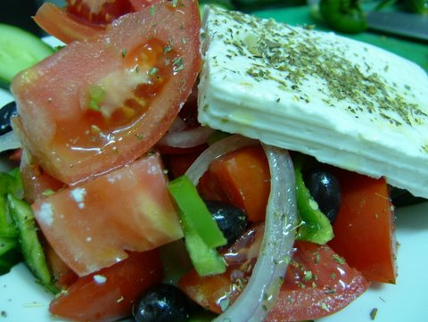 greek salad - yum!